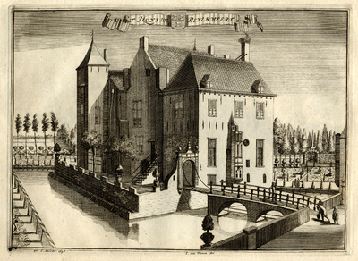 135335 Gezicht vanaf de voorburcht op het kasteel Beverweerd bij Werkhoven.